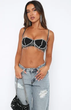 Shirts & Blouses | White Fox Boutique Million Dollar Baby Crop black
