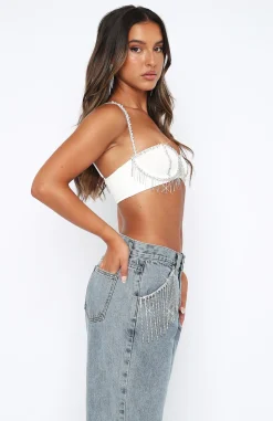 Shirts & Blouses | White Fox Boutique Million Dollar Baby Crop white