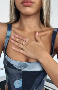 Jewellery | White Fox Boutique Molly Ring Set gold