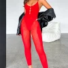 Restocked | White Fox Boutique Mood Swings Jumpsuit red