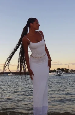 Restocked | White Fox Boutique Most Popular Maxi Dress white