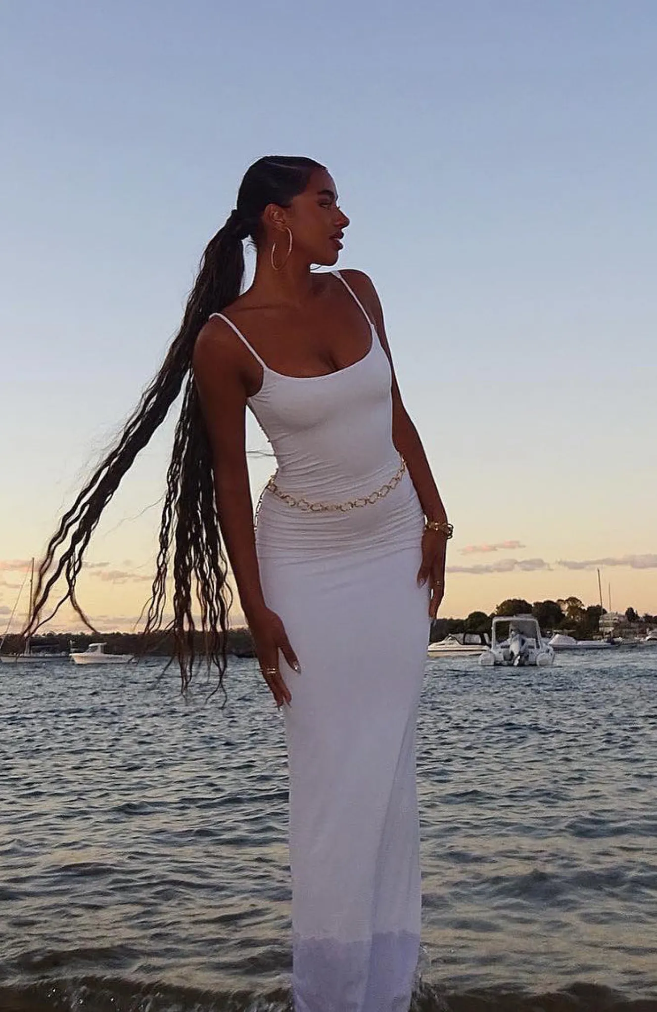 Restocked | White Fox Boutique Most Popular Maxi Dress white