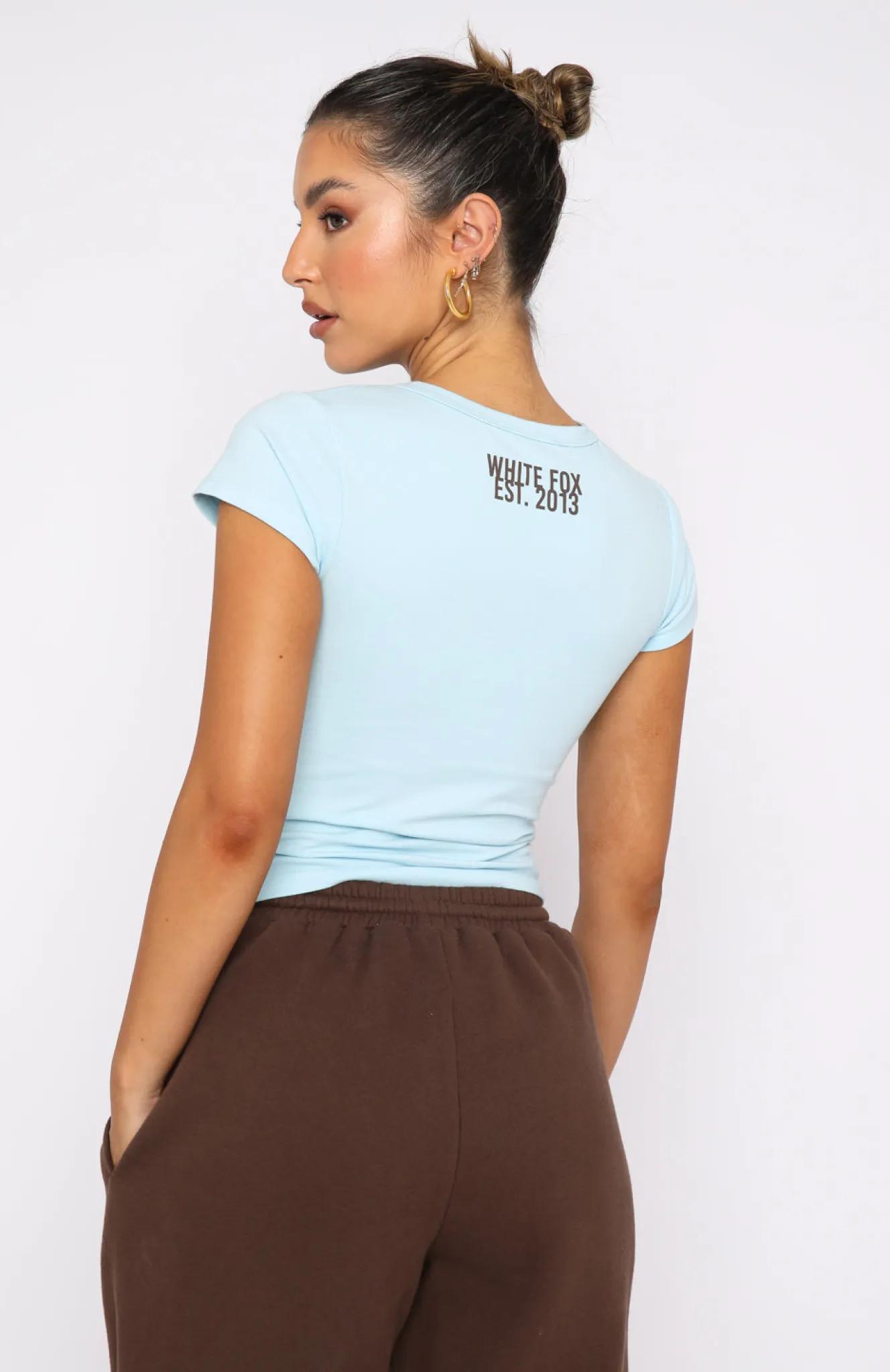 Shirts & Blouses | White Fox Boutique Moving Different Baby Tee Baby blue