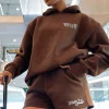 Shorts | White Fox Boutique Moving Different Lounge Shorts Chocolate brown