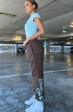 Sweatpants | White Fox Boutique Moving Different Sweatpants Chocolate brown