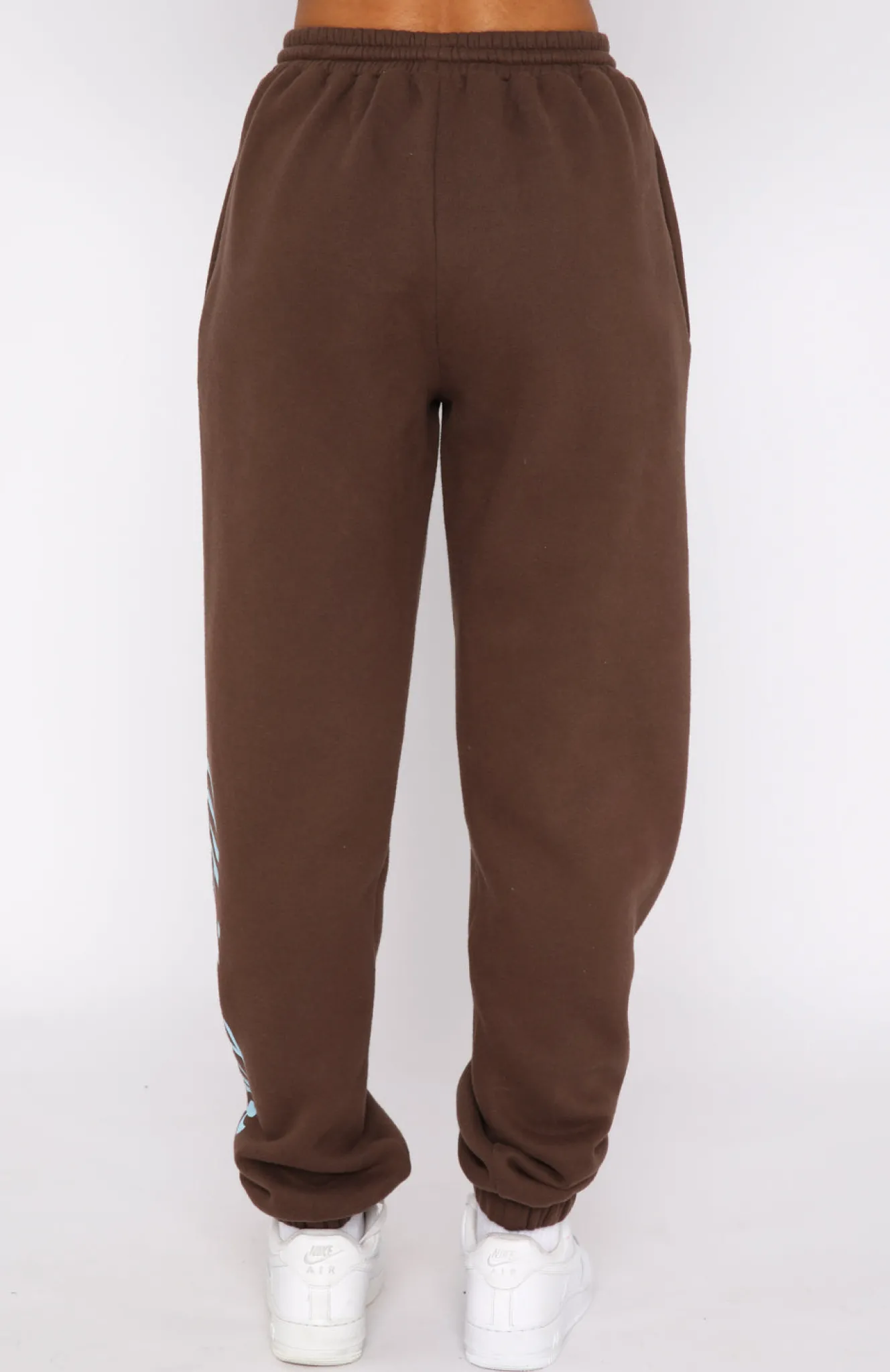 Sweatpants | White Fox Boutique Moving Different Sweatpants Chocolate brown
