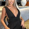 Restocked | White Fox Boutique My Pleasure Mini Dress black