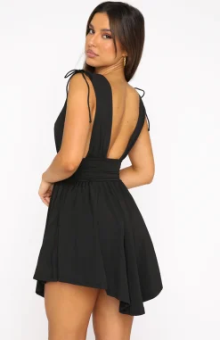 Restocked | White Fox Boutique My Pleasure Mini Dress black