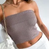 Shirts & Blouses | White Fox Boutique Neutral Feeling Knit Crop Mocha brown