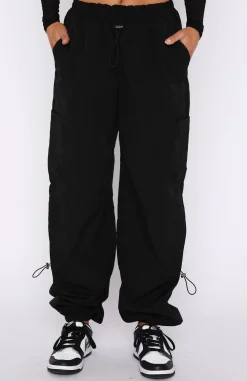 Pants | White Fox Boutique Never Blend In Cargo Pants black