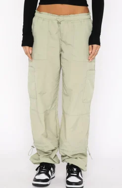 Pants | White Fox Boutique Never Blend In Cargo Pants Khaki green