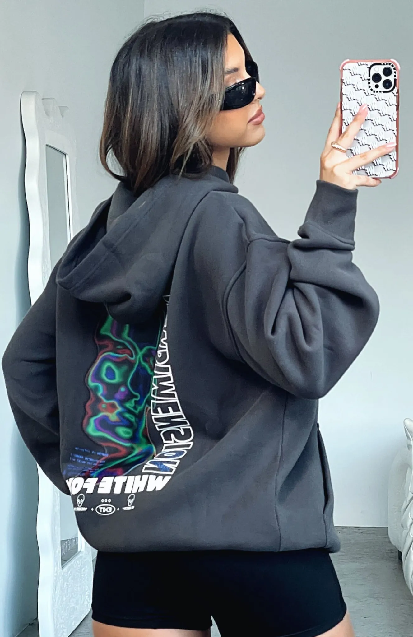 Jackets & Blazers | White Fox Boutique New Dimension Hoodie Charcoal grey