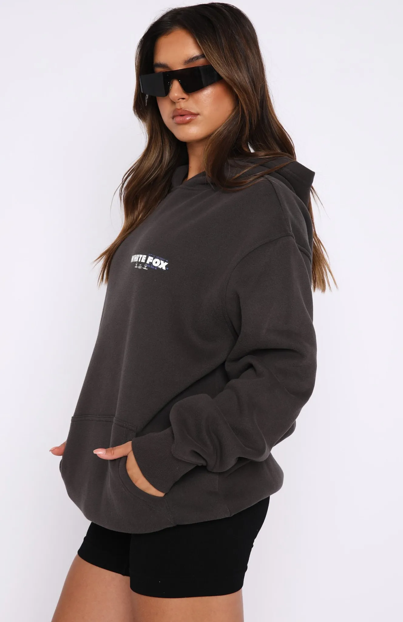 Jackets & Blazers | White Fox Boutique New Dimension Hoodie Charcoal grey