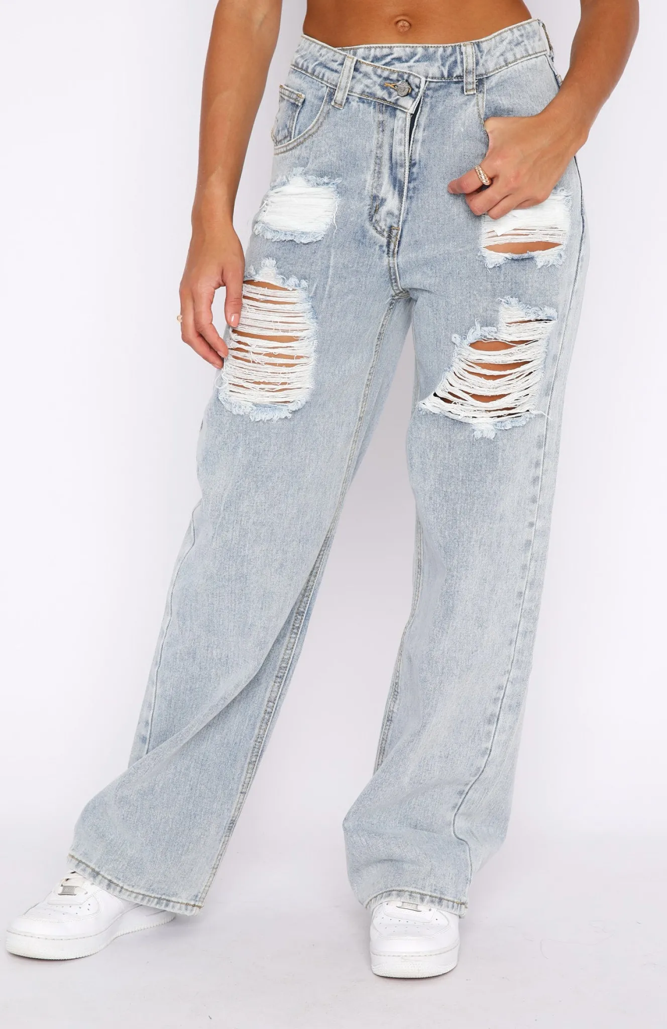 Denim | White Fox Boutique New Found Love Jeans Wash blue