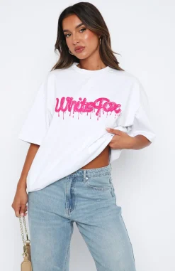 Shirts & Blouses | White Fox Boutique New Generation Oversized Tee white