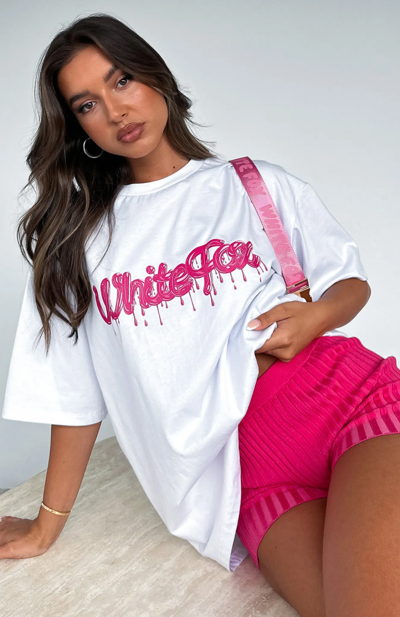 Shirts & Blouses | White Fox Boutique New Generation Oversized Tee white