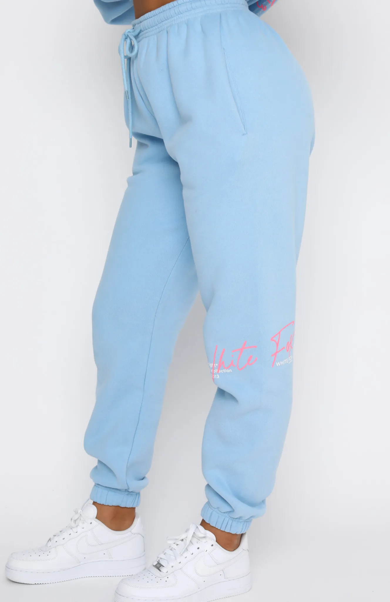 Sweatpants | White Fox Boutique New Story Sweatpants Baby blue