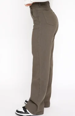 Pants | White Fox Boutique Next Issue Pants Khaki green