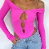 Shirts & Blouses | White Fox Boutique None Of Your Concern Bodysuit Hot pink