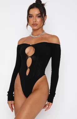 Shirts & Blouses | White Fox Boutique None Of Your Concern Bodysuit black