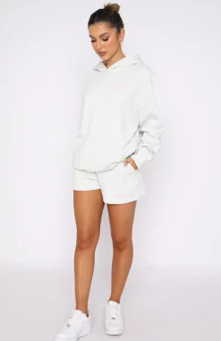 Shorts | White Fox Boutique Not A Dream Lounge Shorts Marle grey