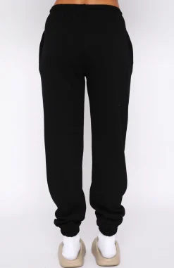 Sweatpants | White Fox Boutique Not An Issue Sweatpants black