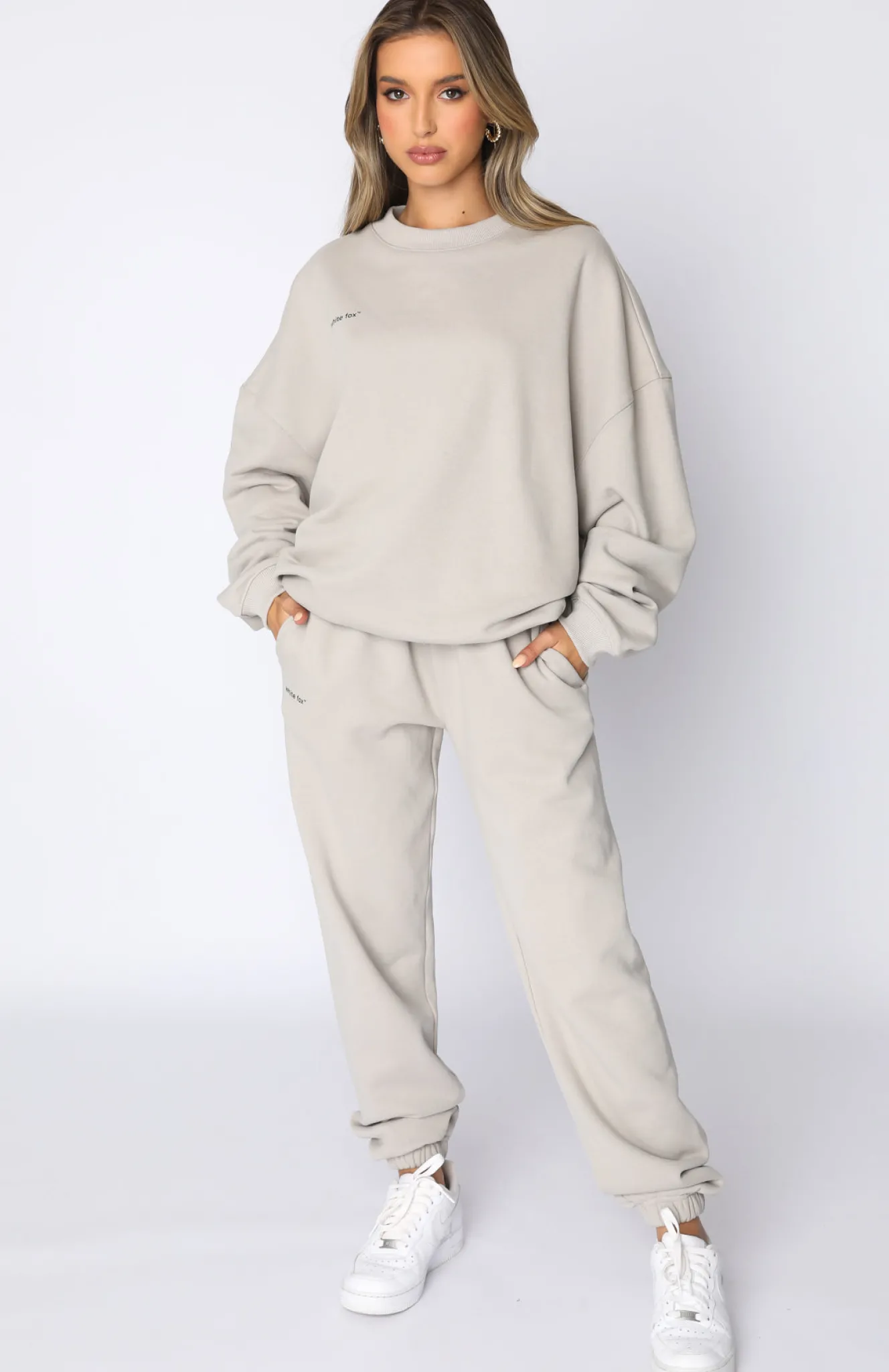 Sweatpants | White Fox Boutique Not An Issue Sweatpants Mushroom grey