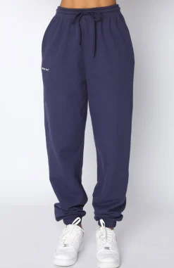 Sweatpants | White Fox Boutique Not An Issue Sweatpants Navy blue