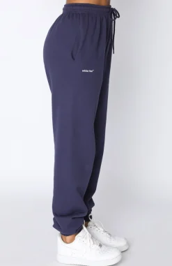 Sweatpants | White Fox Boutique Not An Issue Sweatpants Navy blue