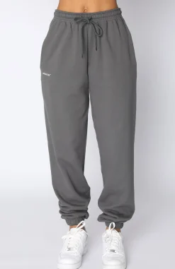 Sweatpants | White Fox Boutique Not An Issue Sweatpants Slate grey