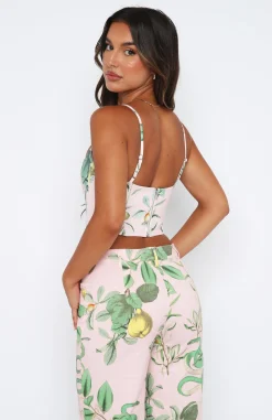 Shirts & Blouses | White Fox Boutique Nothing New Bustier Serpent pink
