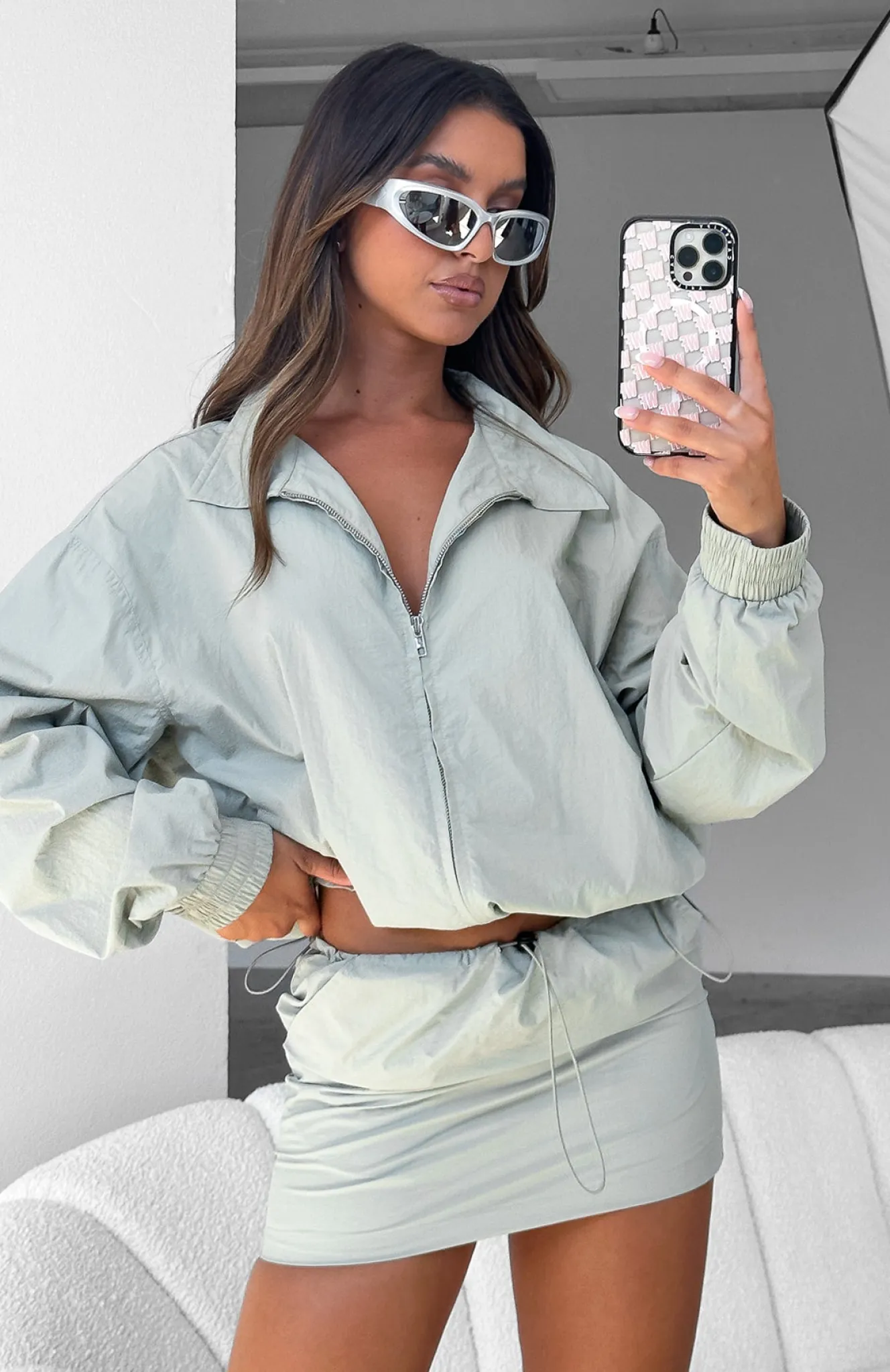 Jackets & Blazers | White Fox Boutique Off Duty Jacket Sage green