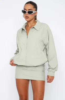 Jackets & Blazers | White Fox Boutique Off Duty Jacket Sage green