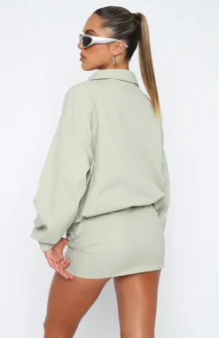 Jackets & Blazers | White Fox Boutique Off Duty Jacket Sage green