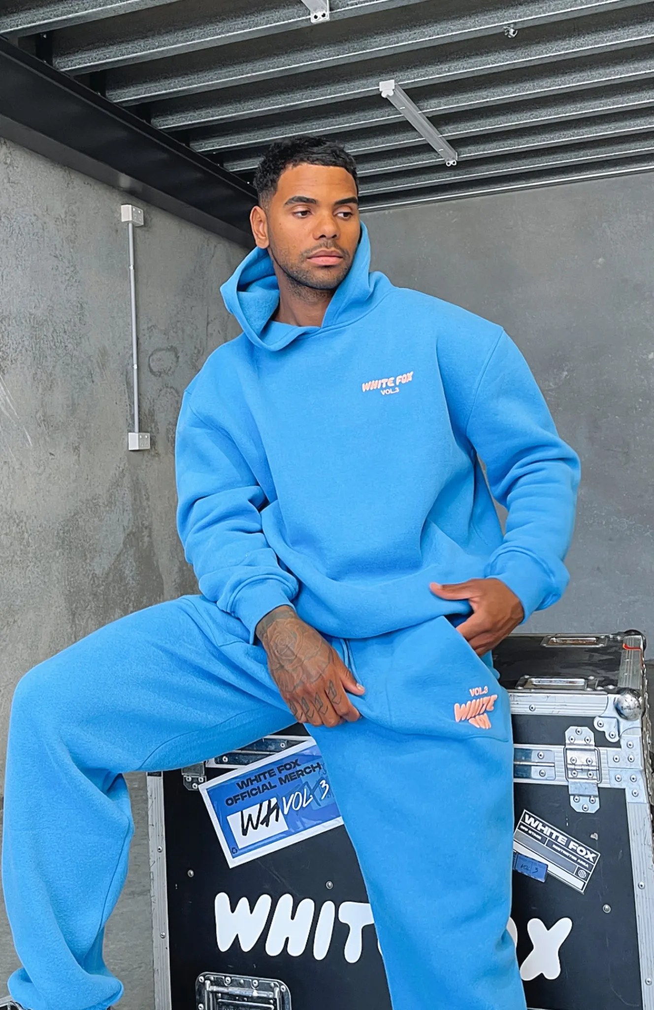 Jackets & Blazers | White Fox Boutique Offstage Hoodie Azure blue