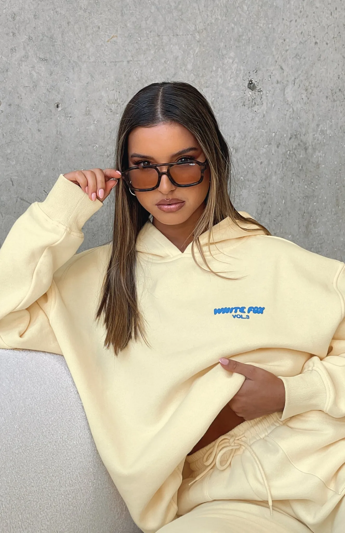 Jackets & Blazers | White Fox Boutique Offstage Hoodie Buttercream yellow