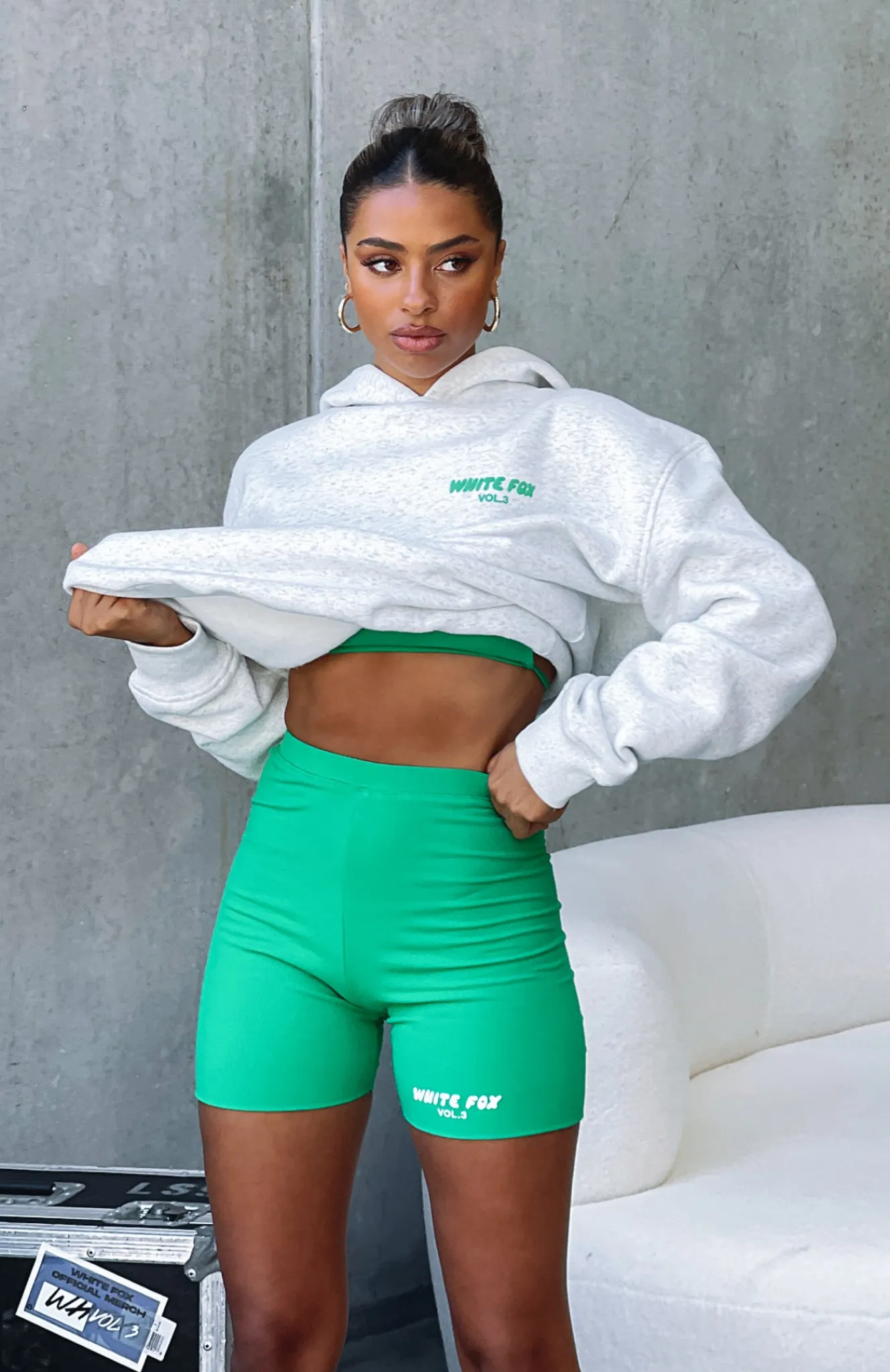 Jackets & Blazers | White Fox Boutique Offstage Hoodie Glacier grey