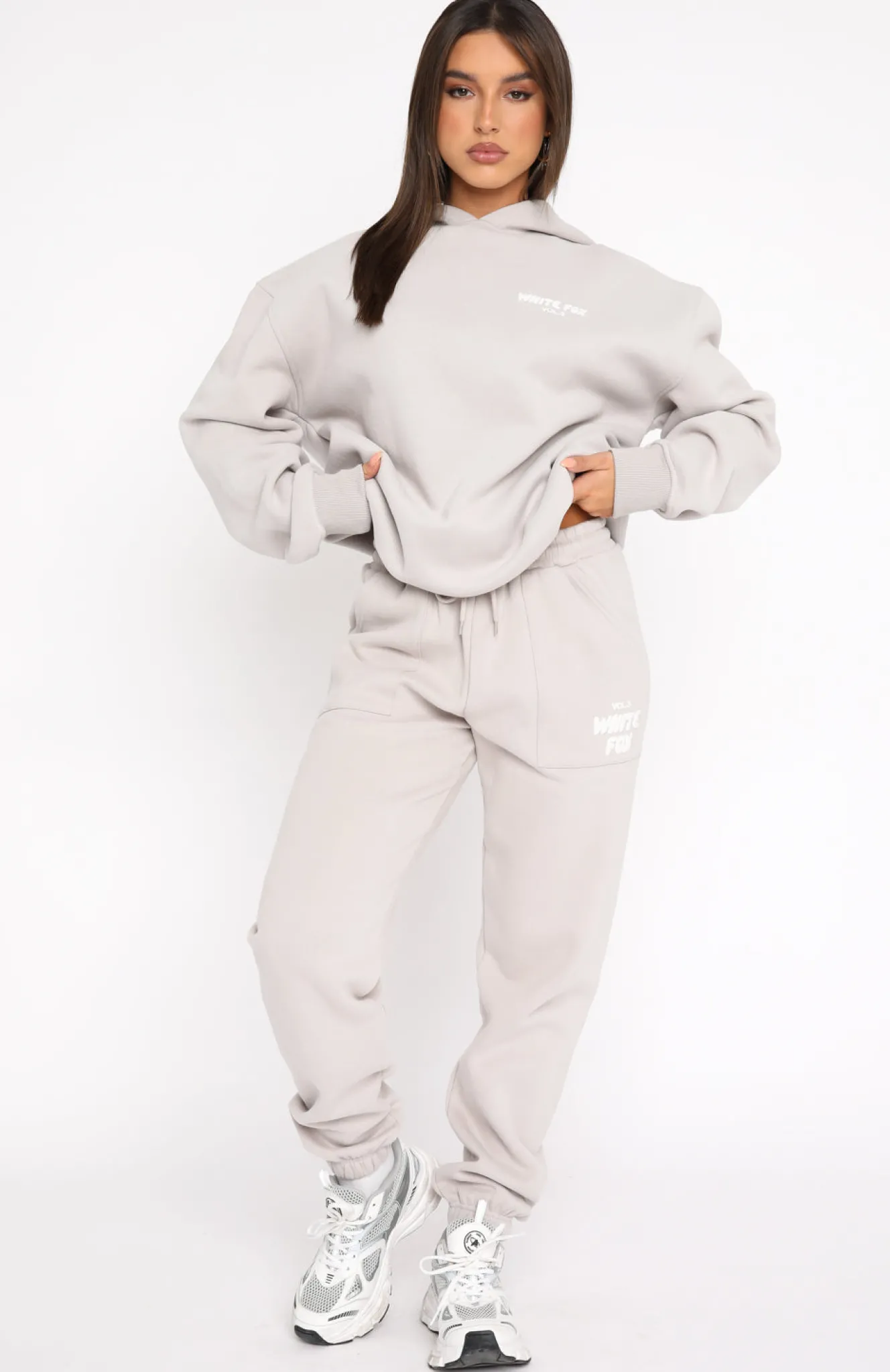 Jackets & Blazers | White Fox Boutique Offstage Hoodie Moon grey
