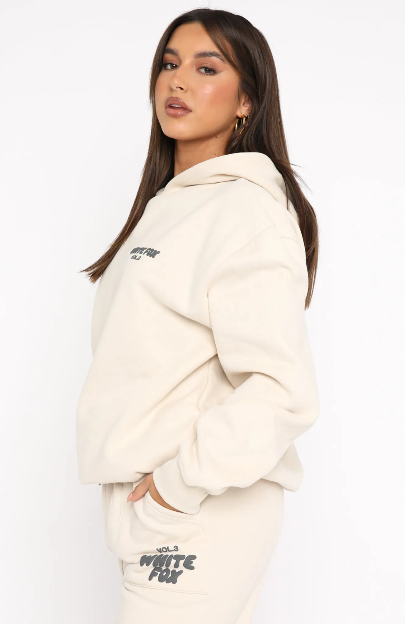 Jackets & Blazers | White Fox Boutique Offstage Hoodie Pebble nude