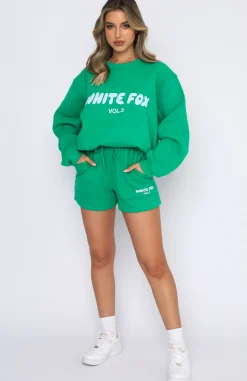 Shorts | White Fox Boutique Offstage Lounge Shorts Amazon green