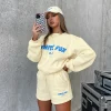 Shorts | White Fox Boutique Offstage Lounge Shorts Buttercream yellow