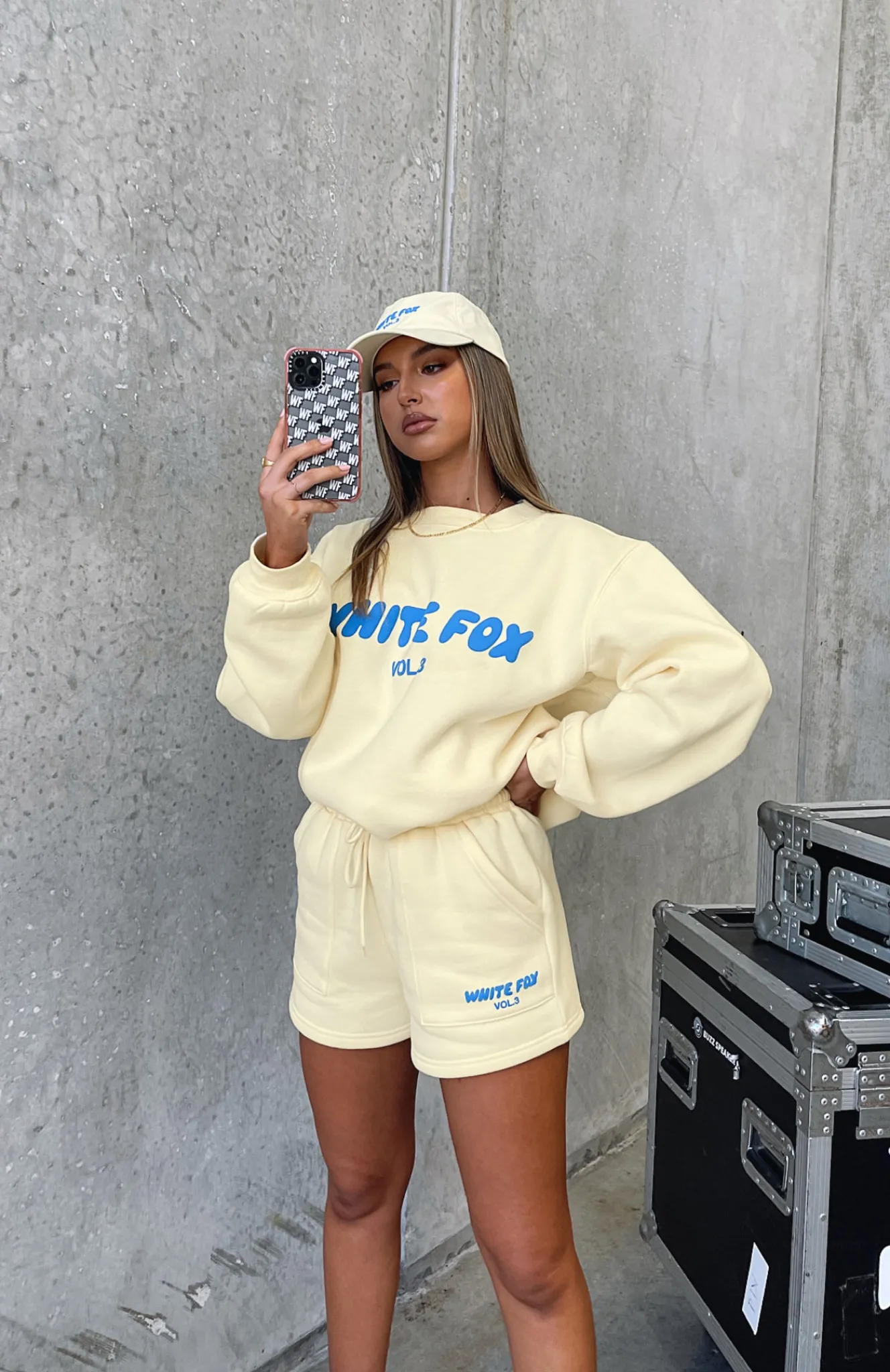 Shorts | White Fox Boutique Offstage Lounge Shorts Buttercream yellow