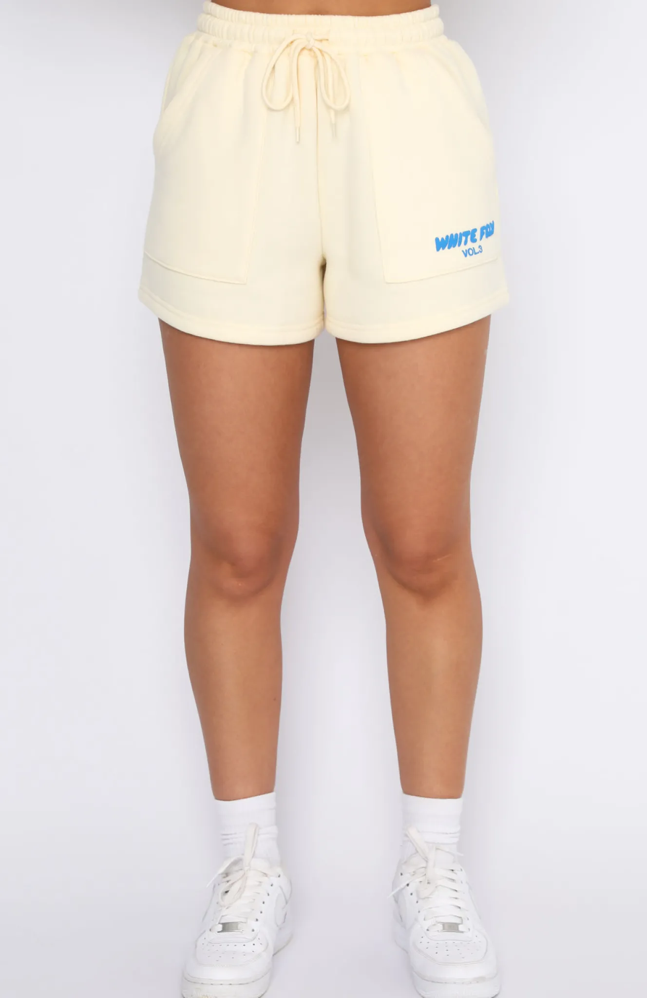 Shorts | White Fox Boutique Offstage Lounge Shorts Buttercream yellow