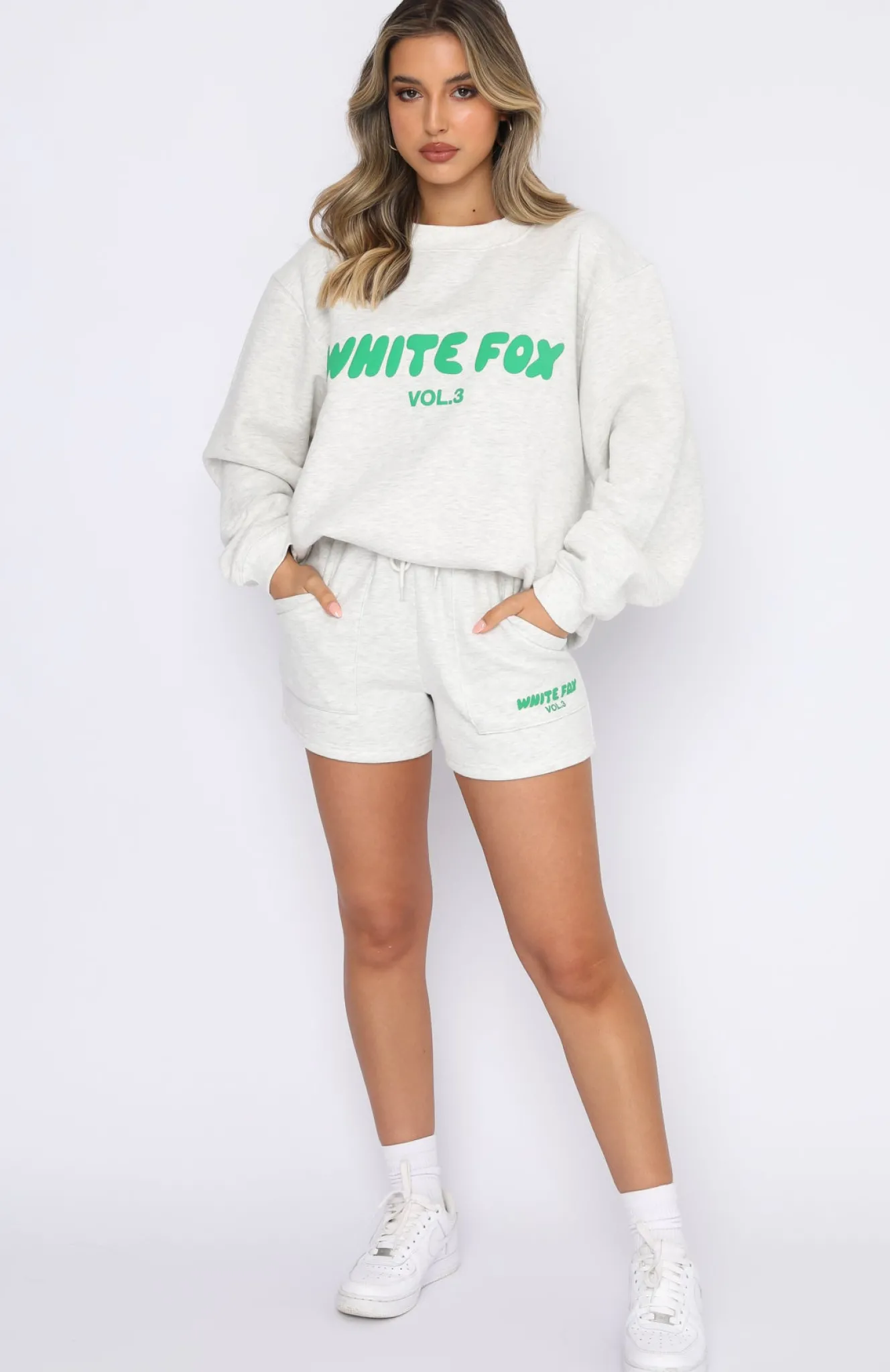 Shorts | White Fox Boutique Offstage Lounge Shorts Glacier grey