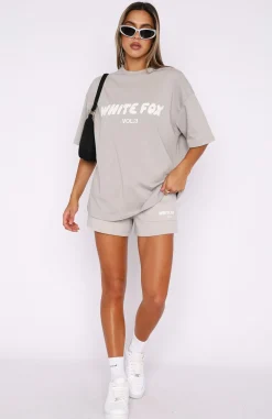 Shorts | White Fox Boutique Offstage Lounge Shorts Moon grey