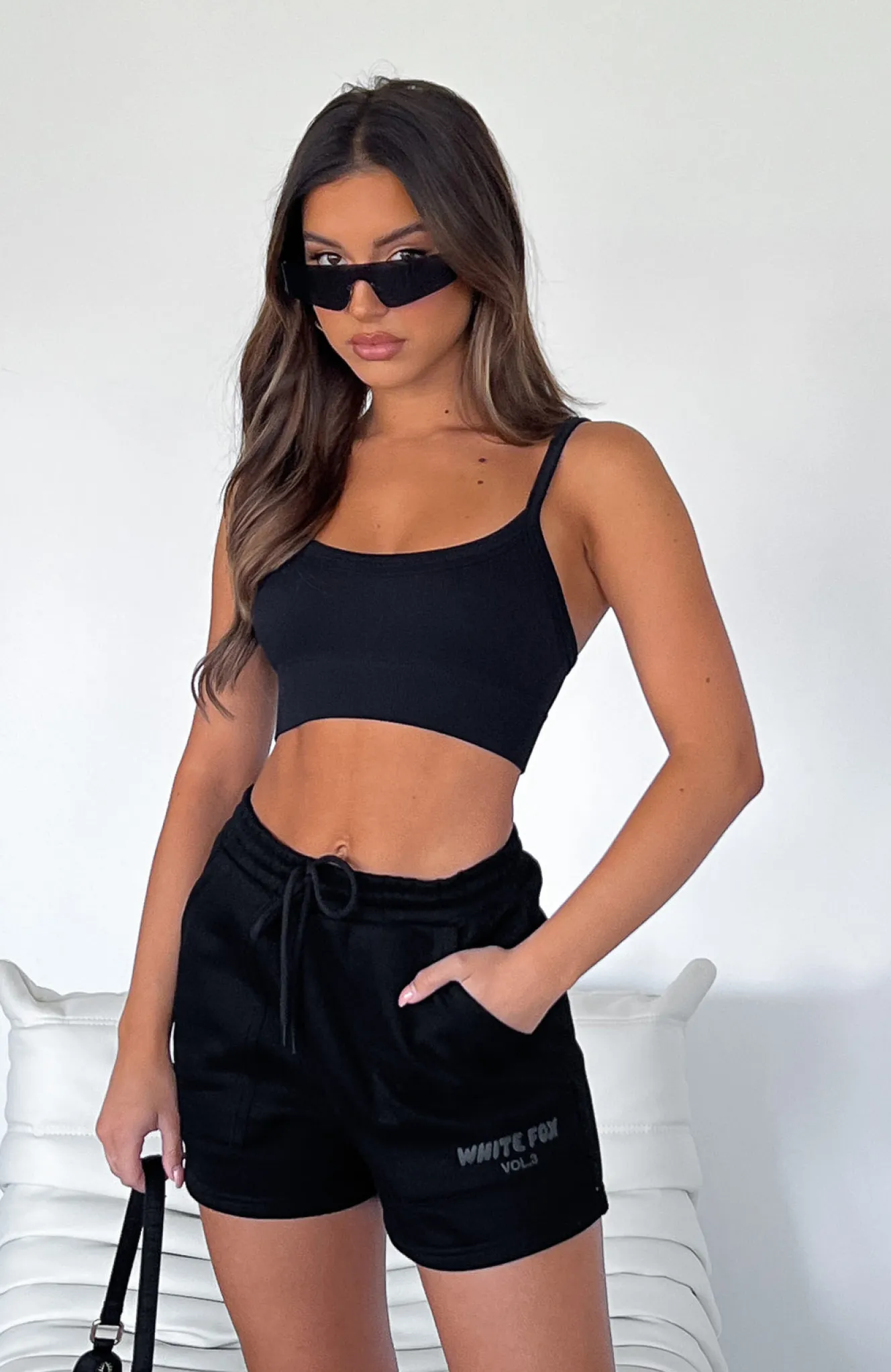 Shorts | White Fox Boutique Offstage Lounge Shorts Onyx black