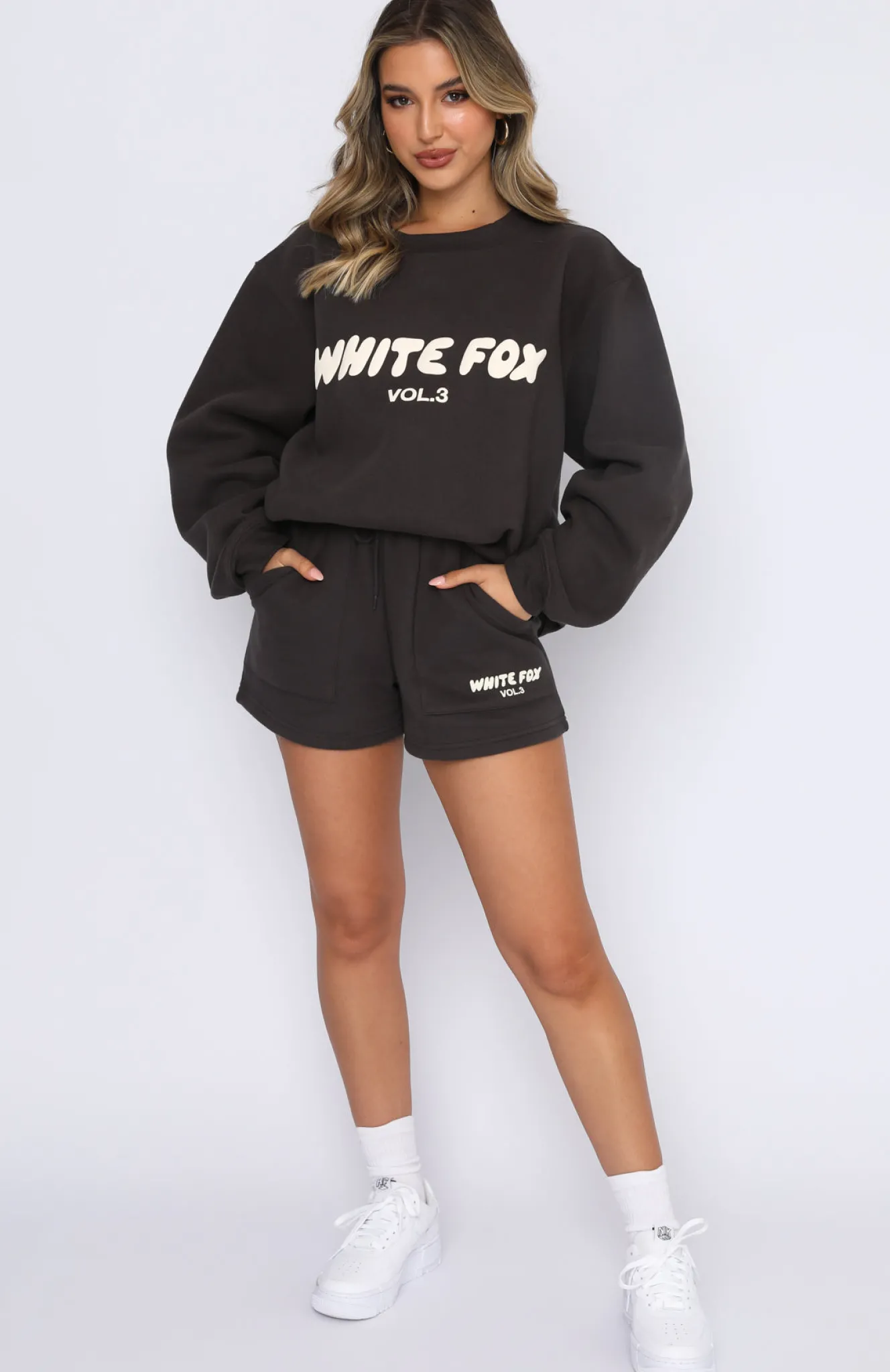 Shorts | White Fox Boutique Offstage Lounge Shorts Shadow grey