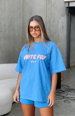 Shirts & Blouses | White Fox Boutique Offstage Oversized Tee Azure blue