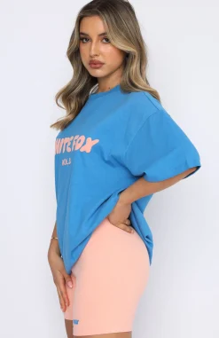 Shirts & Blouses | White Fox Boutique Offstage Oversized Tee Azure blue