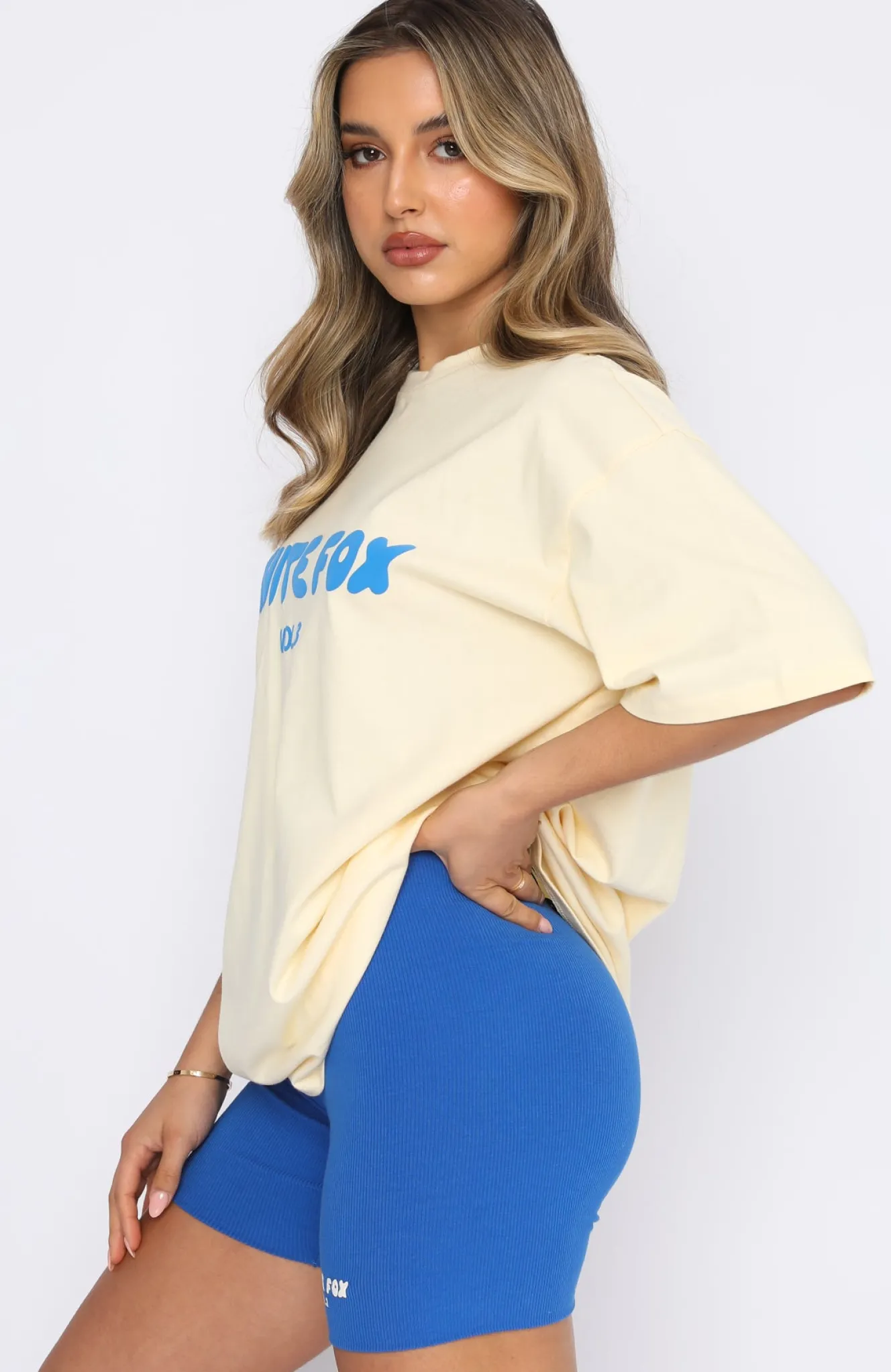 Shirts & Blouses | White Fox Boutique Offstage Oversized Tee Buttercream yellow